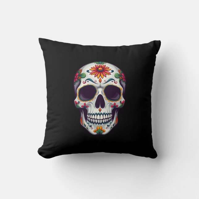 Coussin Jour du crâne mort 2 (Recto)