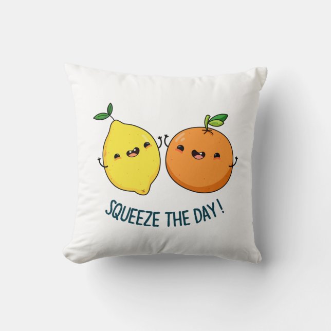 Coussin Jour Pun Fruit Positif (Recto)