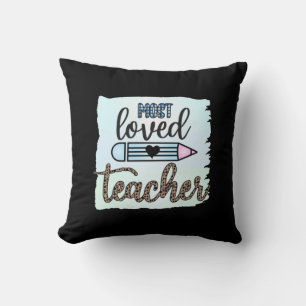 Coussin Journée de l'enseignant Enseignant le plus aimé