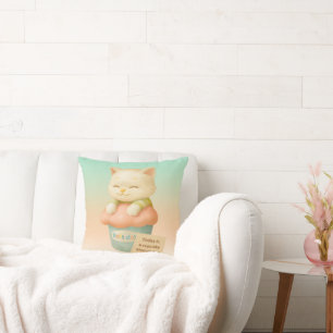 Coussin Journée Douce : Aujourd'hui est une journée de Cup