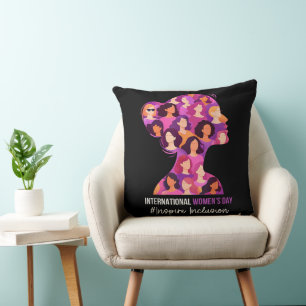 Coussin Journée internationale des femmes 8 mars