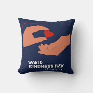 Coussin Journée mondiale de la gentillesse 13 novembre