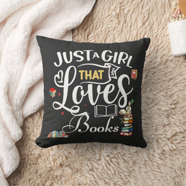 Coussin Journée mondiale du livre pour la lecture (Couverture)