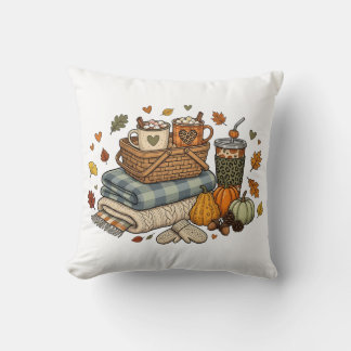 Coussin Jours d'automne Nuits douillettes-Amusant