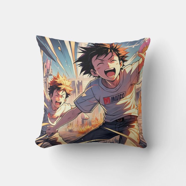 Coussin Joyeuse fuite (Recto)