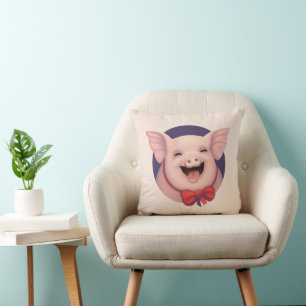 Coussin Joyeuse journée du cochon !