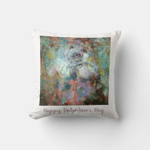 Coussin Joyeuse Saint-Valentin. 