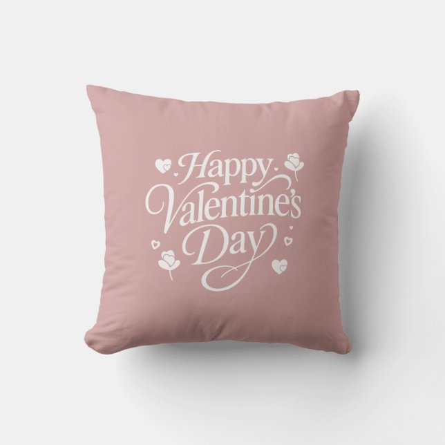 Coussin Joyeuse Saint Valentin (Recto)