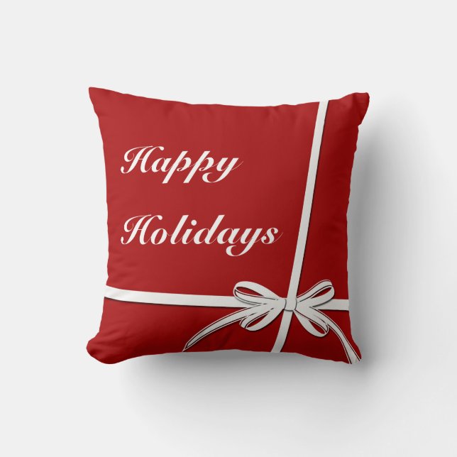Coussin Joyeuses fêtes (Recto)