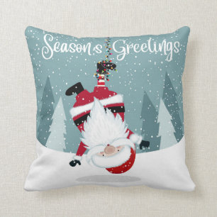 Coussin Joyeuses Fêtes Père Noël