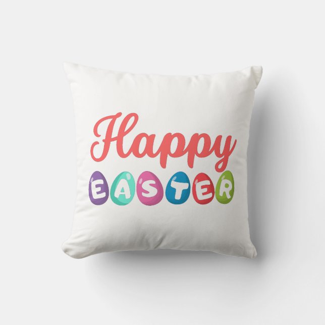 Coussin Joyeuses Pâques (Recto)