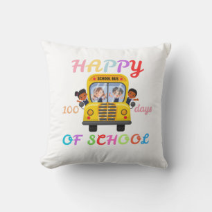 COUSSIN JOYEUX 100 JOURS D'ÉCOLE, RENTRÉE SCOLAIRE