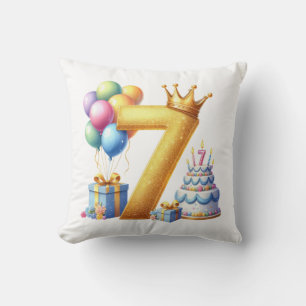 Coussin Joyeux 7ème Anniversaire