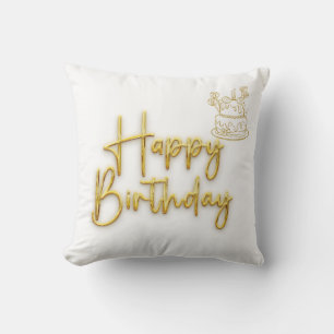Coussin Joyeux anniversaire