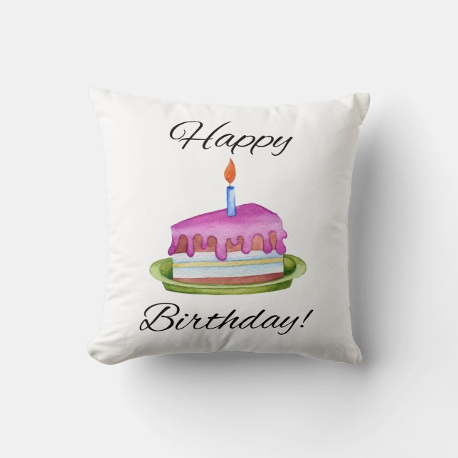 Coussin Joyeux anniversaire ! (Recto)