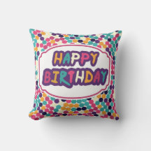Joyeux anniversaire avec texte personnalisé Cercle