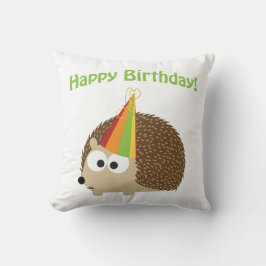 Coussin Joyeux anniversaire ! Hérisson