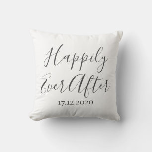 Coussin Joyeux après l'anniversaire des nouveaux mariés Co