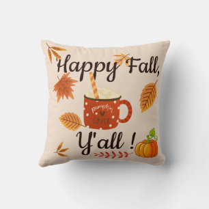 Coussin Joyeux Automne, tout le monde !