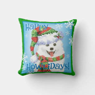 Coussin Joyeux chien d'esquimau Howliday