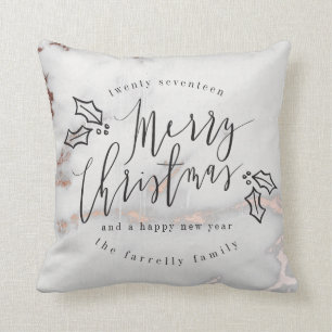 COUSSIN JOYEUX CHRISTMAS-MARBLE