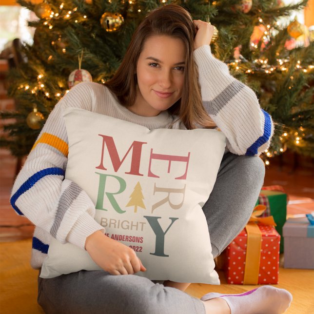 Coussin Joyeux Et Minimaliste Moderne Et Moderne (Créateur téléchargé)