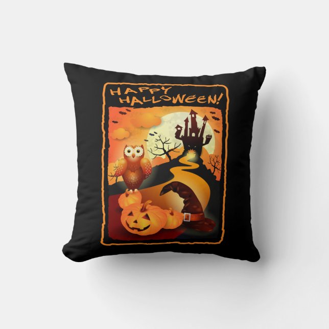 Coussin Joyeux Halloween ! (Recto)