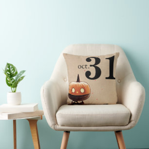Coussin Joyeux Halloween amusant