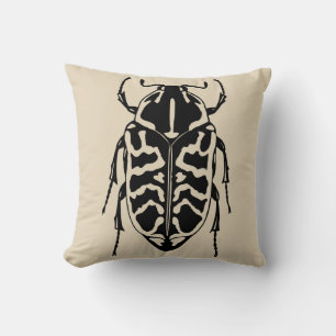 Coussin Joyeux Halloween Beetle Insect
