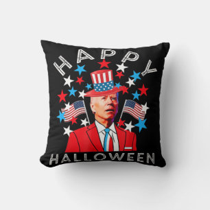 Coussin Joyeux Halloween Joe Biden 4 juillet Memorial Ind