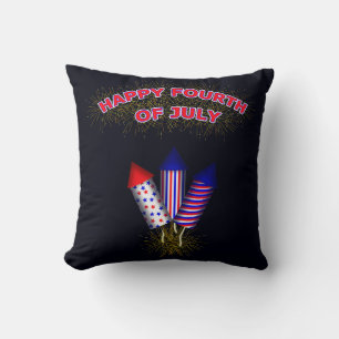 Coussin Joyeux incendie du 4 Juillet