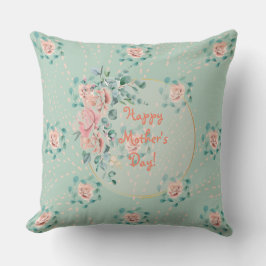 COUSSIN JOYEUX JOUR DE LA MÈRE (JADE) JETER PILLOW