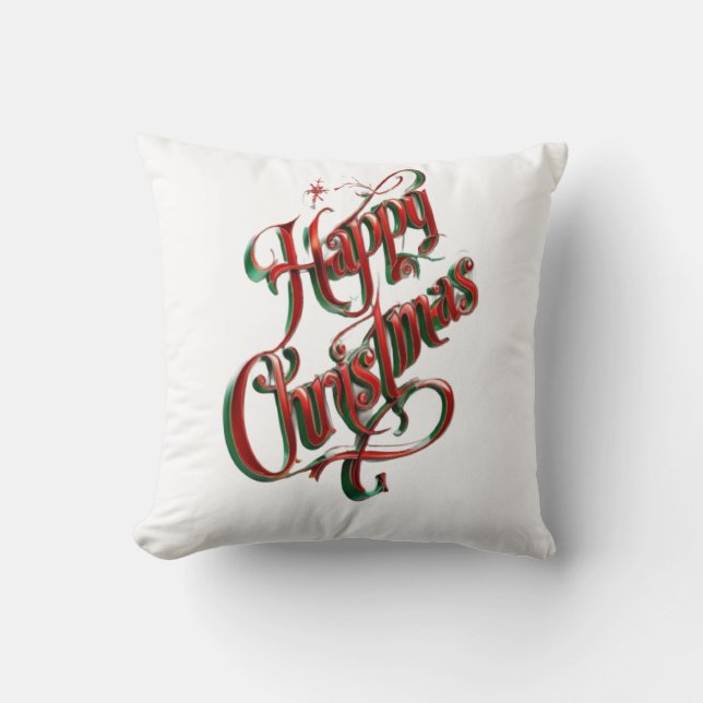 Coussin Joyeux Noël (Recto)