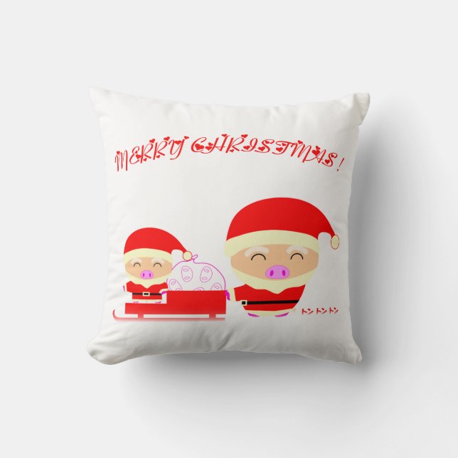 Coussin Joyeux Noël (Recto)
