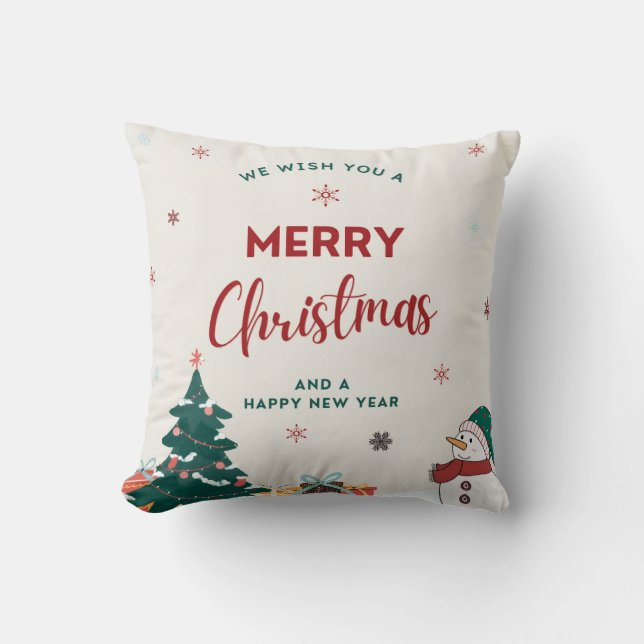 Coussin Joyeux Noël (Recto)