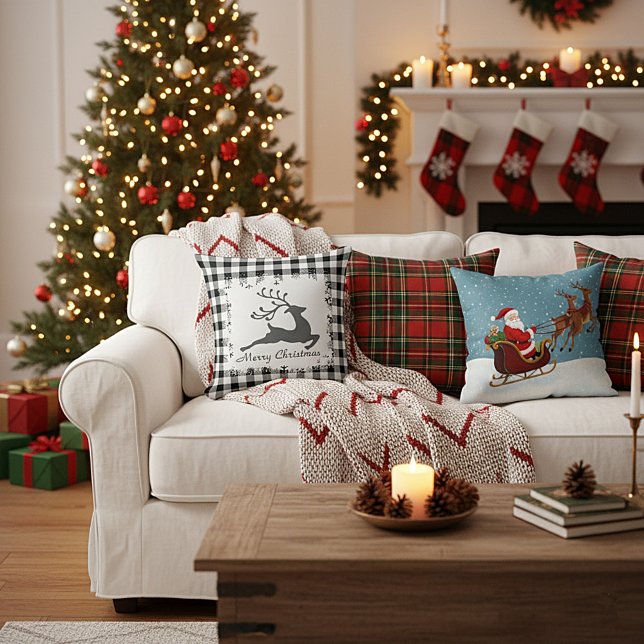 Coussin Joyeux Noël (Créateur téléchargé)