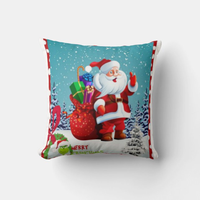 Coussin Joyeux Noël (Recto)