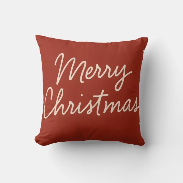 Coussin Joyeux Noël (Recto)