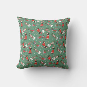 Coussin Joyeux Noël Grands Chiens Danois
