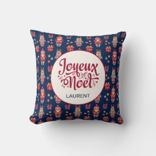 Coussin Joyeux Noel Personnalisé
