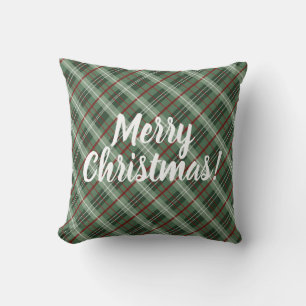 Coussin Joyeux Noël Plaid personnalisable