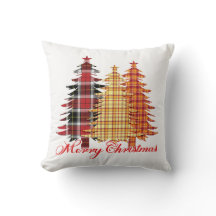 Joyeux Noël Plaid Trees vacances