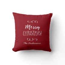 Joyeux Noël rouge personnalisé