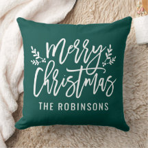 Joyeux Noël Vert moderne Custom Family