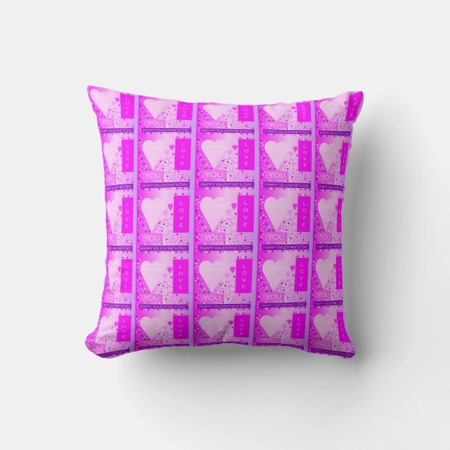 Coussin Joyeux Saint Valentin (Recto)