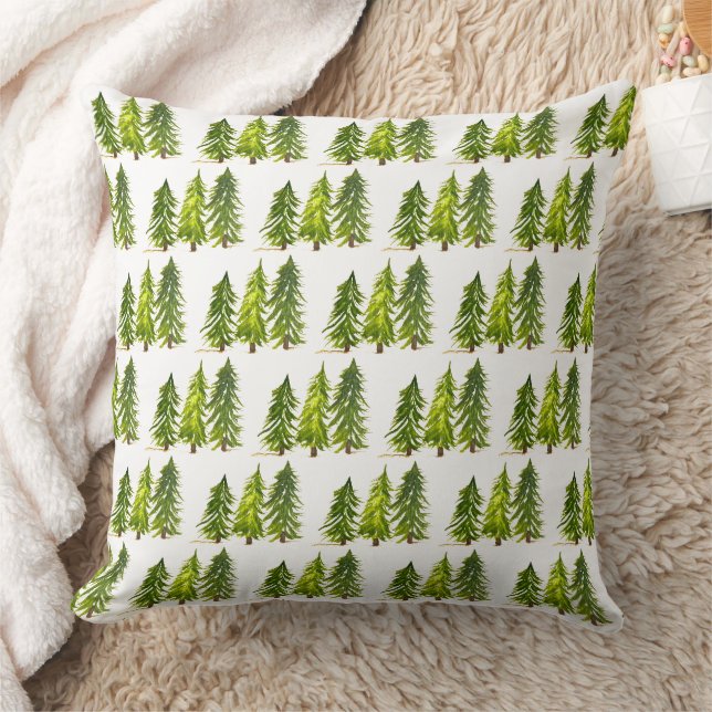 Coussin Joyeux sapin de Noël Joyeux hiver Festif (Couverture)