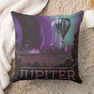 Coussin Jupiter Travel by Hot Air Balloon Bighty Aurora