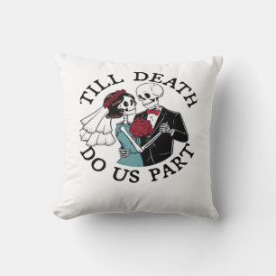 Coussin Jusqu'à ce que la mort nous sépare de l'essentiel