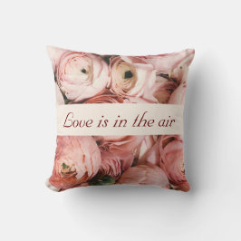 Coussin Juste marié, Roses roses roses, l'amour est dans l