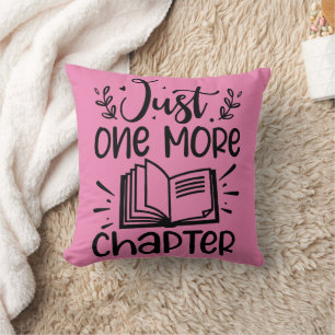 Coussin Juste un autre livre de chapitre Lover